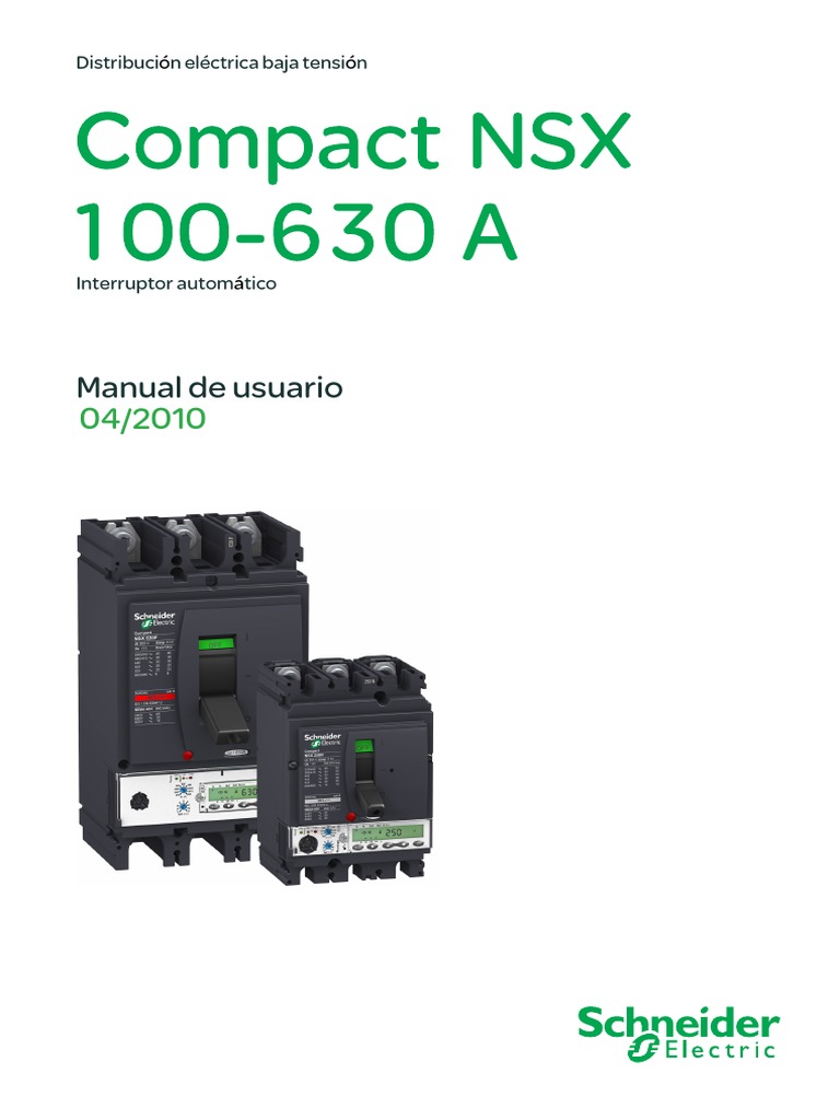 Schneider Compact NSX | PDF | Usuario (informática) | Ingeniería de ...
