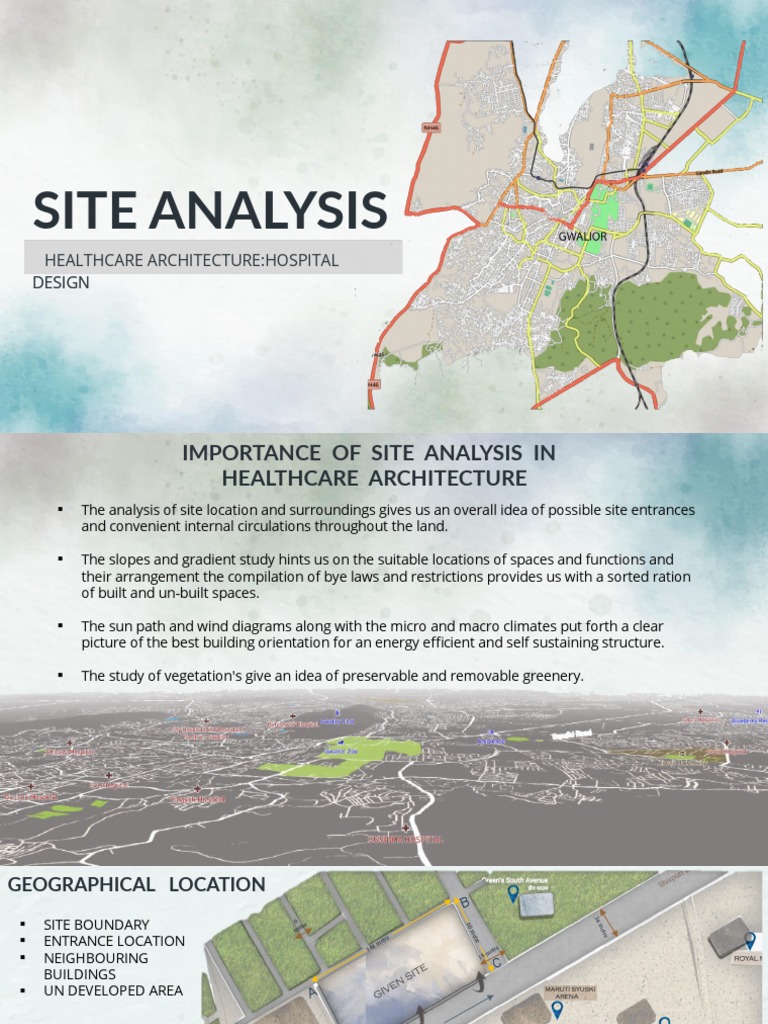 Site Analysis for Hospital Design | PDF | Soil | Building