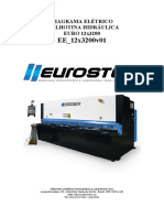 Diagrama elétrico da guilhotina hidráulica Euro 12x3200