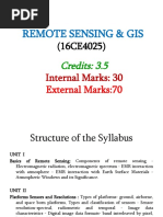 Remote Sensing&GIS (16CE4025) Unit-III