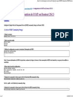 Configuration de SNMP Sur Routeur CISCO