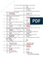 Food Technology MCQS-NIFSAT-UAF-2021