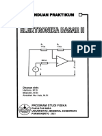 Panduan Praktikum Elektronika Dasar 2