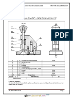 Série D'exercices N°1 Lycée Pilote - Technologie Dessin D'ensemble Perforatrice - 1ère AS (2014-2015) MR Mohamed Hamza