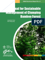 Manual for Sustainable Management of Clumping Bamboo Forest