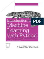 Introduction To Machine Learning With Python: A Guide For Data Scientists - Andreas C. Müller