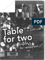 Tab For Two-English For Restaurant - 01