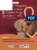 Módulo I Contextualização e epidemiologia da amamentação no Brasil e o mundo