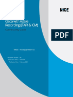 Cisco Active Recording - JTAPI and UCCE - Connectivity Guide - Engage 6....