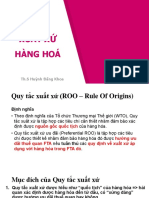 Chương 5. Xuất Xứ Hàng Hoá