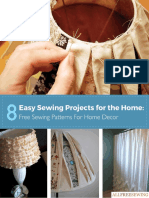 8 Easy Sewing Projects For The Home Free Sewing Patterns For Home Decor