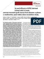 Production, Safety and Efficacy of iPSC-derived Mesenchymal Stromal Cells in Acute Steroid-Resistant Graft Versus Host Disease - A Phase I, Multicenter, Open-Label, Dose-Escalation Study