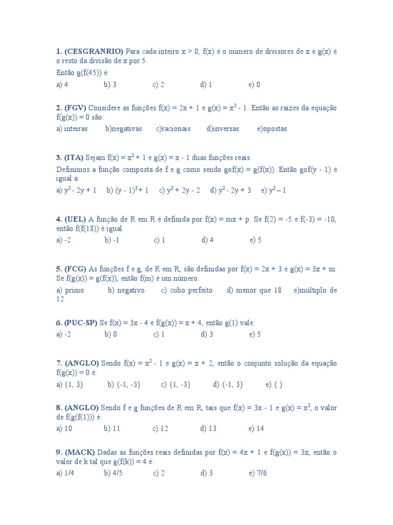 Compostas E Inversas