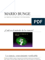 MARIO BUNGE: EL MÉTODO CIENTÍFICO, SU VERIFICABILIDAD Y SUS BASES