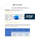 Tarea de Microsoft Word