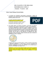 Ativ Av (resolvida) 2°NPC- MICROBIOLOGIA CLÍNICA I