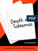 Death of A Salesman Literature Practice Worksheets Sample Pages