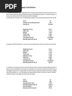 Calculate ARM and mortgage loan details