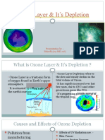 Ozone Layer & It's Depletion
