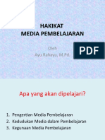 Unit 1 PPT HAKIKAT MEDIA PEMBELAJARAN