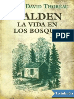 Henry David Thoreau - Walden, La Vida en Los Bosques