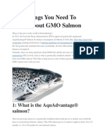 GMO Salmon Article