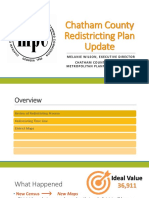 Chatham County Redistricting Plan Summary Update Oct. 11 2021