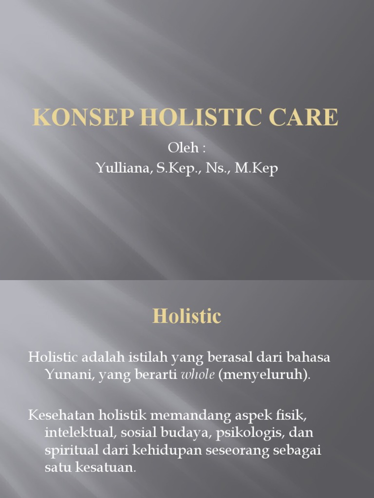 Konsep Holistic Care Pdf