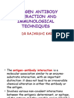 Antigen Antibody Interaction and Immunological Techniques