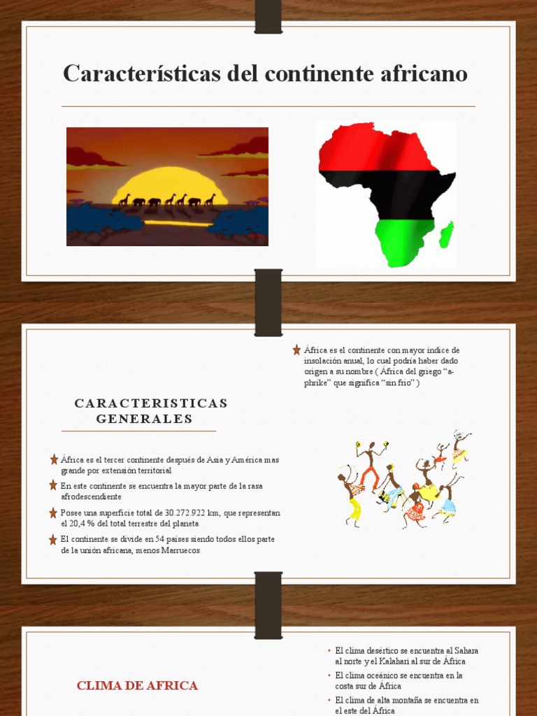 Características generales del continente africano | PDF | África | Ecuador