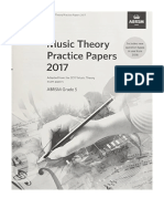 Music Theory Practice Papers 2017 - Grade 5: Grade 5 - Theory of Music & Musicology