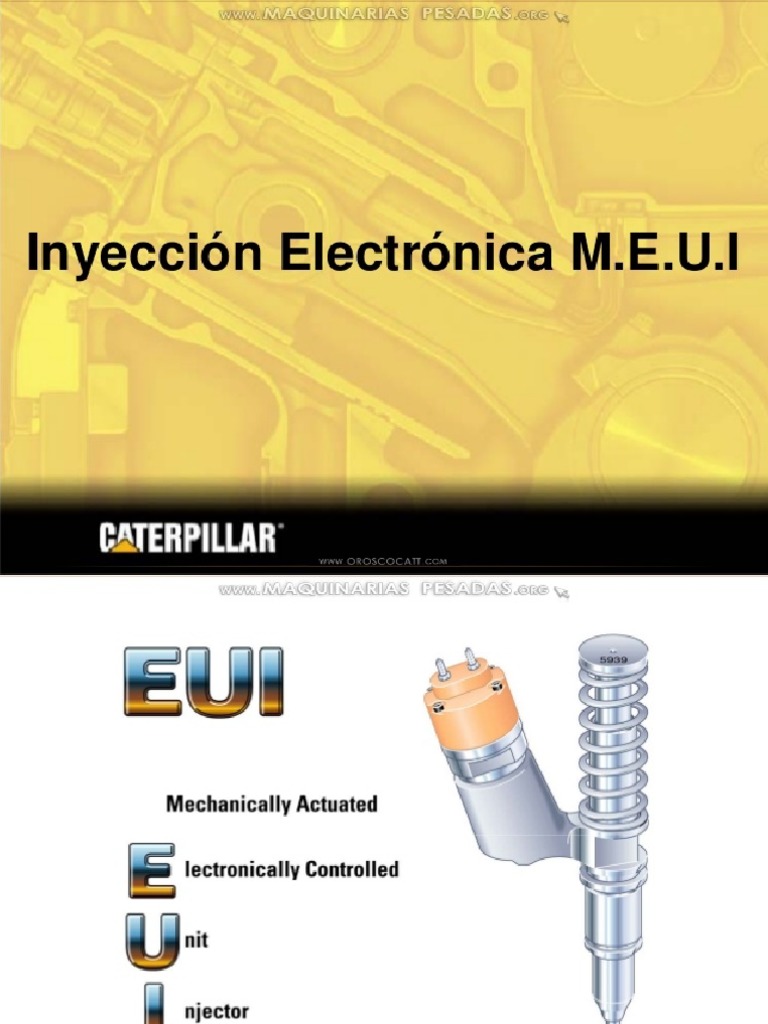 Curso de Inyecci??n Electr??nica Meui Maquinaria Pesada Caterpillar PDF