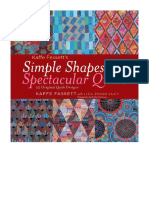 Kaffe Fassett's Simple Shapes Spectacular Quilts: 23 Original Quilt Designs - Kaffe Fassett