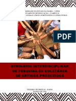 Coletânea de artigos com temáticas imersas na comunidade indígena Pataxó de Corumbauzinho