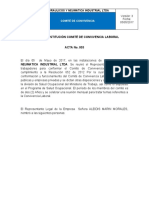 Acta de Constitucion Comite de Convivencia Ok