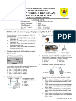 Soal PAT II IPA Kelas VIII