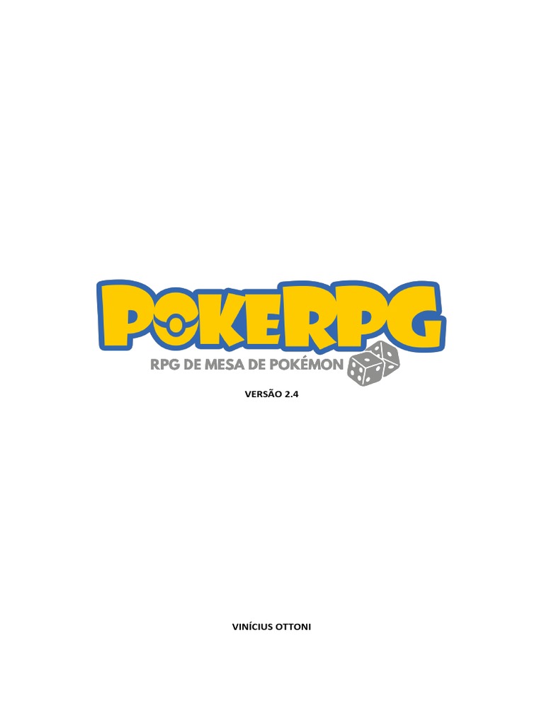 PKMRPG Playtest, PDF, Pokémon