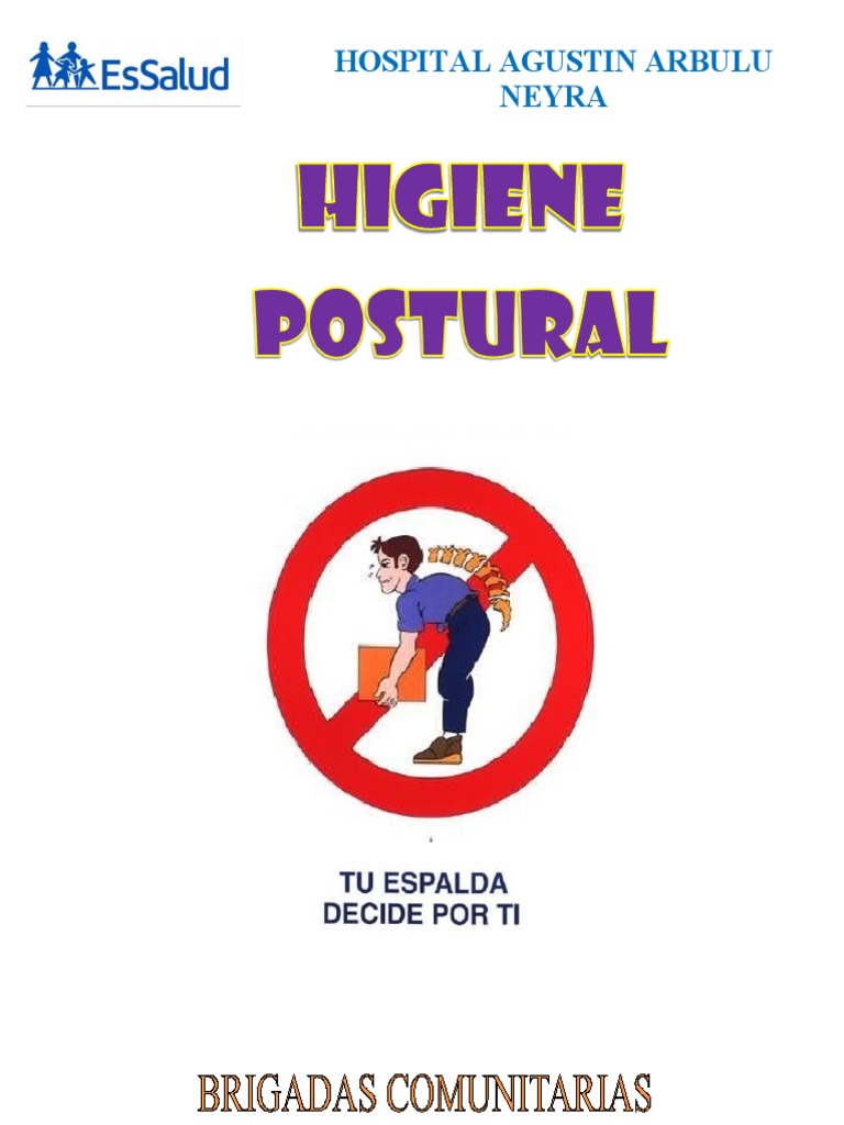 Higiene Postural y Salud Espinal | PDF | Relaciones personales, crianza ...