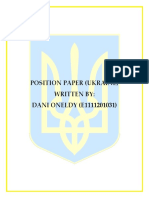 Position Paper (Ukraina) - Dani Oneldy