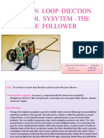 An Open Loop Diection Control Sysytem - The Line Follower