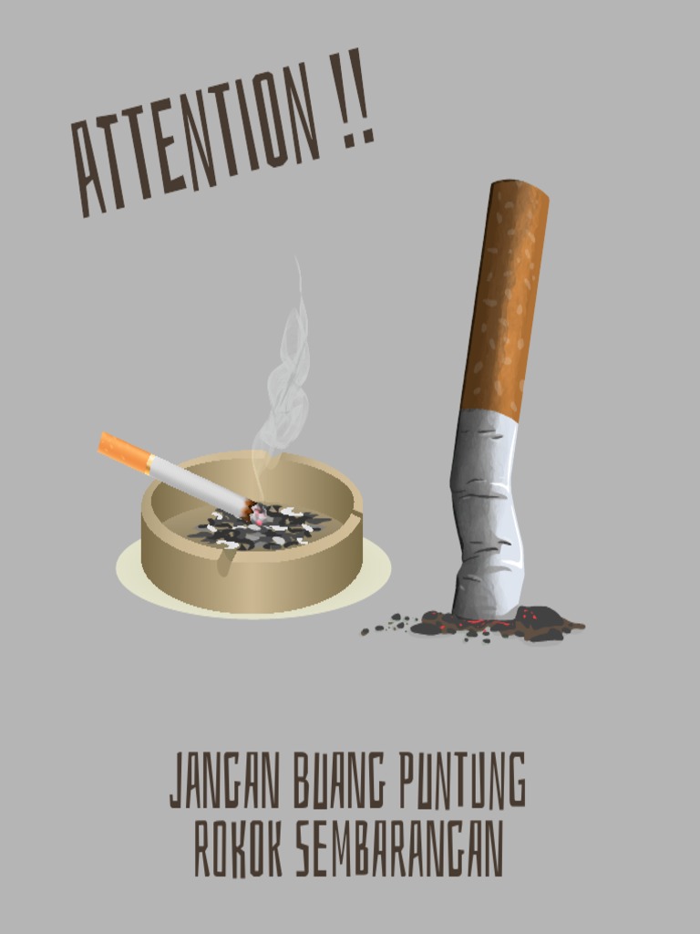 Jangan Membuang Putung Roko Sembarangan | PDF