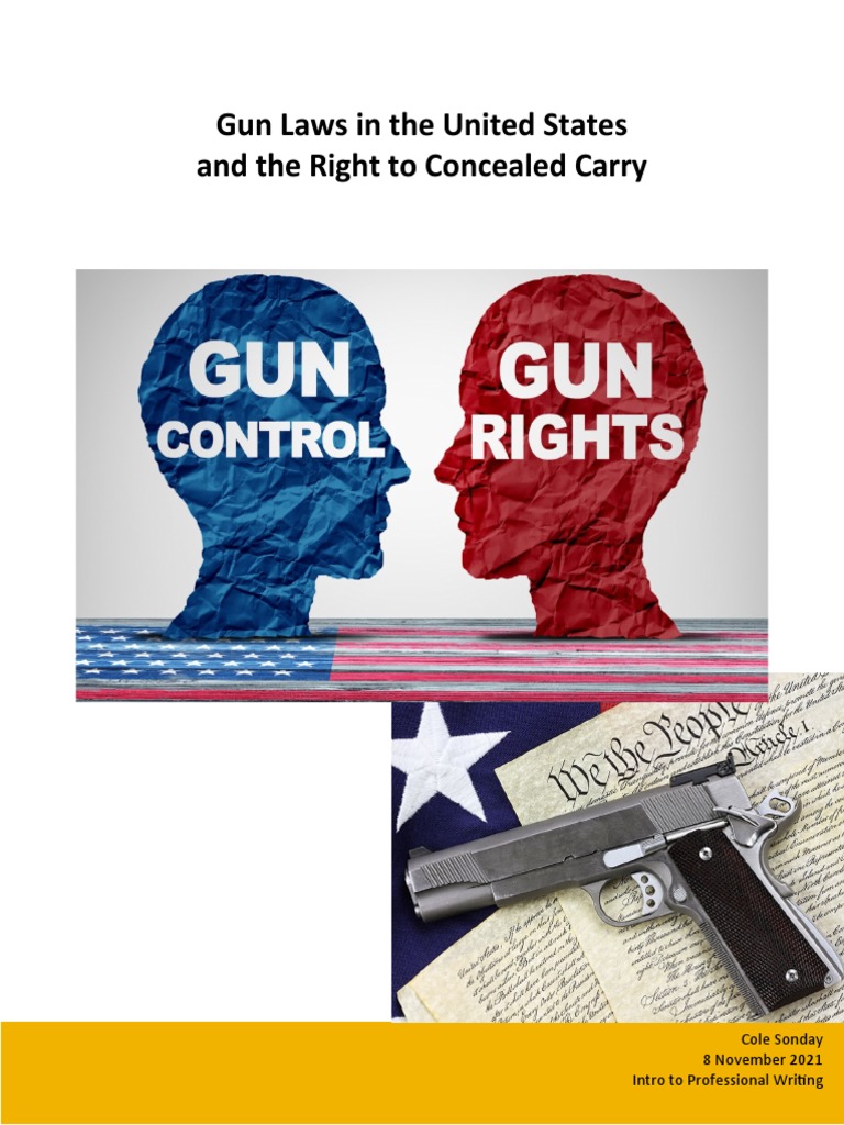 US Gun Laws: Concealed Carry Analysis | PDF | Concealed Carry In The ...