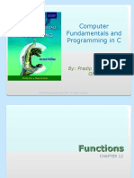 Computer Fundamentals and Programming in C: By: Pradip Dey & Manas Ghosh