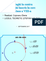 0 Unghi La Centru Inscris in Cerc