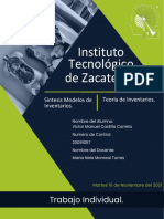 Sintesis Sobre Modelo de Inventarios Castillo Carreto Victor Manuel