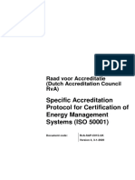 Specific Accreditation Protocol For Certification of Energy Management Systems (ISO 50001)