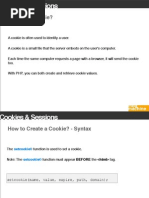 What Is A Cookie?: Cookies & Sessions