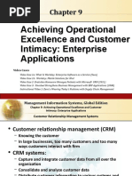 Achieving Operational Excellence and Customer Intimacy: Enterprise Applications