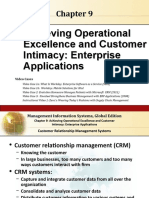 Achieving Operational Excellence and Customer Intimacy: Enterprise Applications