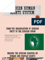 African Human Rights System Overview